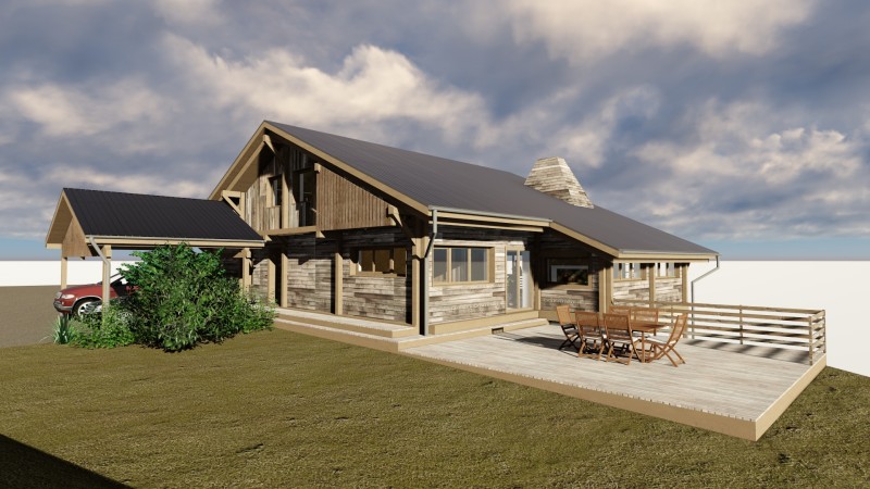 2020_projet de chalet à CORDON (73) (vue2)